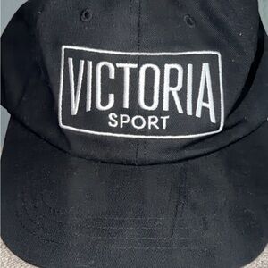 Victoria's Secret Black Victoria Sport Hat